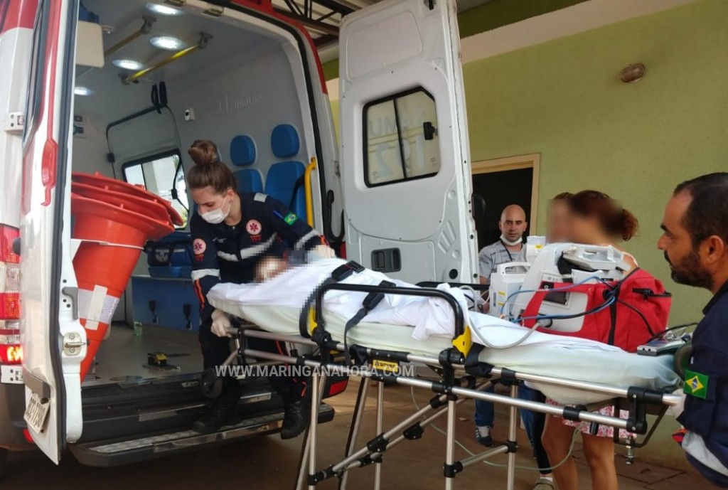 foto de Criança de 2 anos sofre descarga elétrica em Paiçandu, a mãe levou o filho inconsciente ao hospital