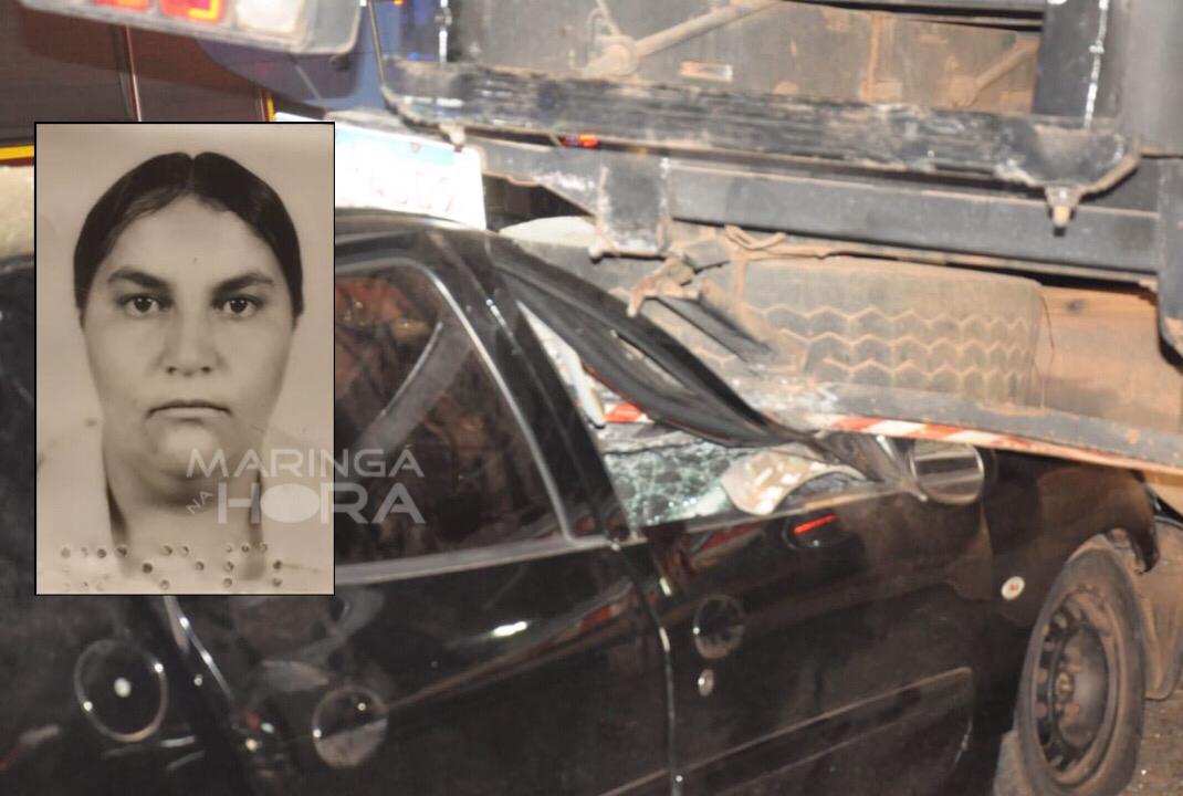 foto de Mulher morre após colisão entre carro e caminhão no Contorno Norte em Maringá