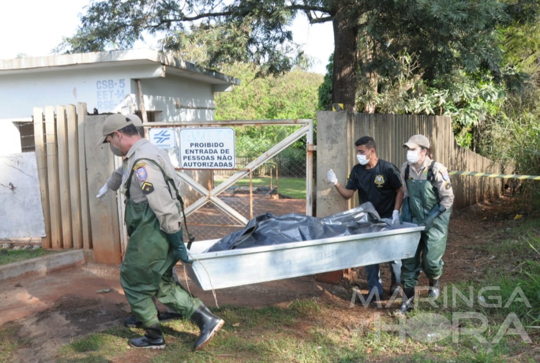 foto de Maringá: homem é encontrado morto em córrego no Conjunto João de Barro
