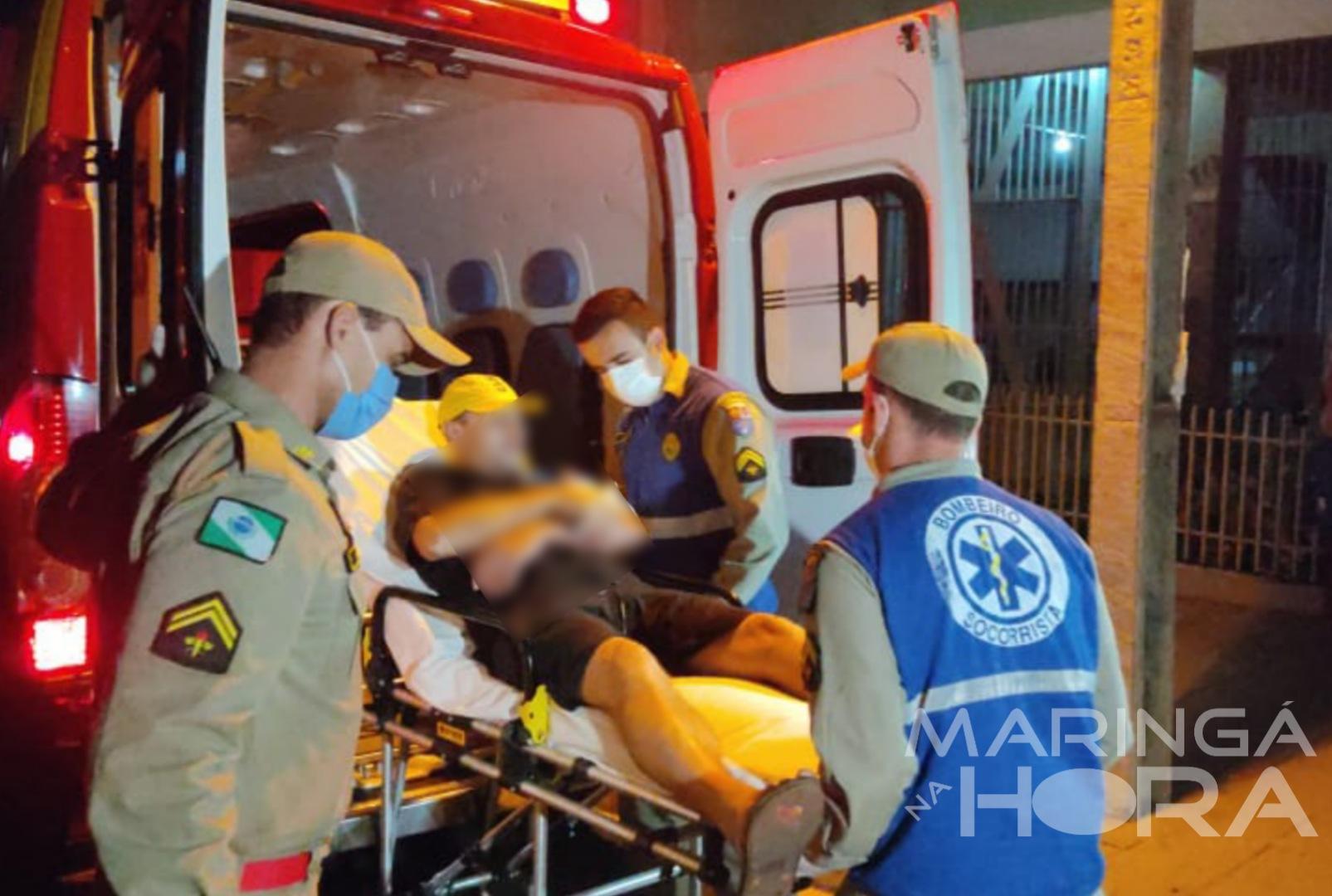 foto de Briga entre amigos termina com um esfaqueado na Zona 07, em Maringá