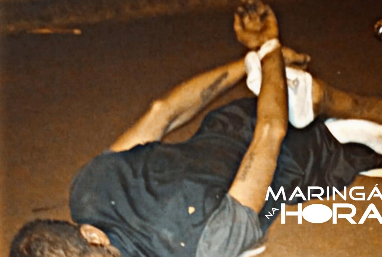 foto de Suspeito de tentar praticar roubo acaba sendo amarrado e brutalmente agredido em Sarandi