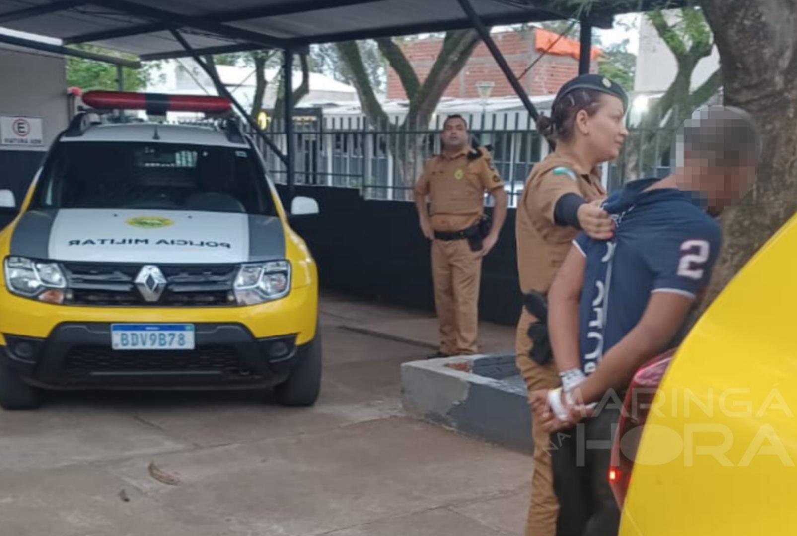 foto de Homem é preso após mostrar pênis a funcionária de loja e falar que queria fazer sexo com ela e para policial em Maringá