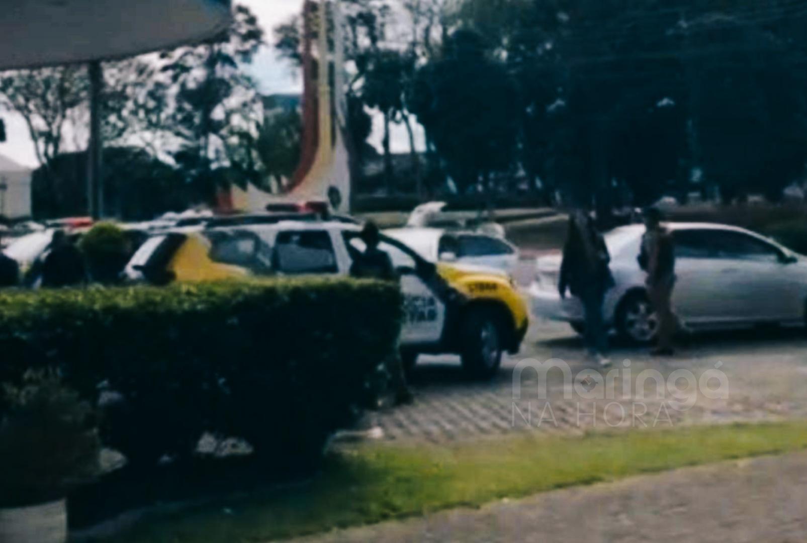 foto de Tiro acidental em consultório de Maringá causa grande susto