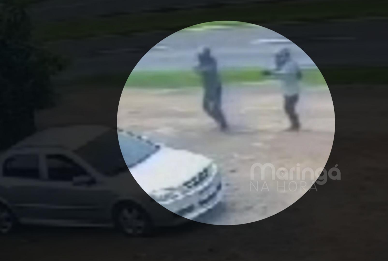 foto de Vídeo mostra momento em que homem é surpreendido dentro de carro e morto com vários tiros em Iguatemi