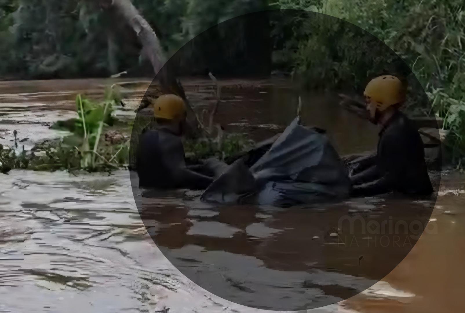 foto de Pessoa é encontrada morta dentro de rio; Veja vídeo