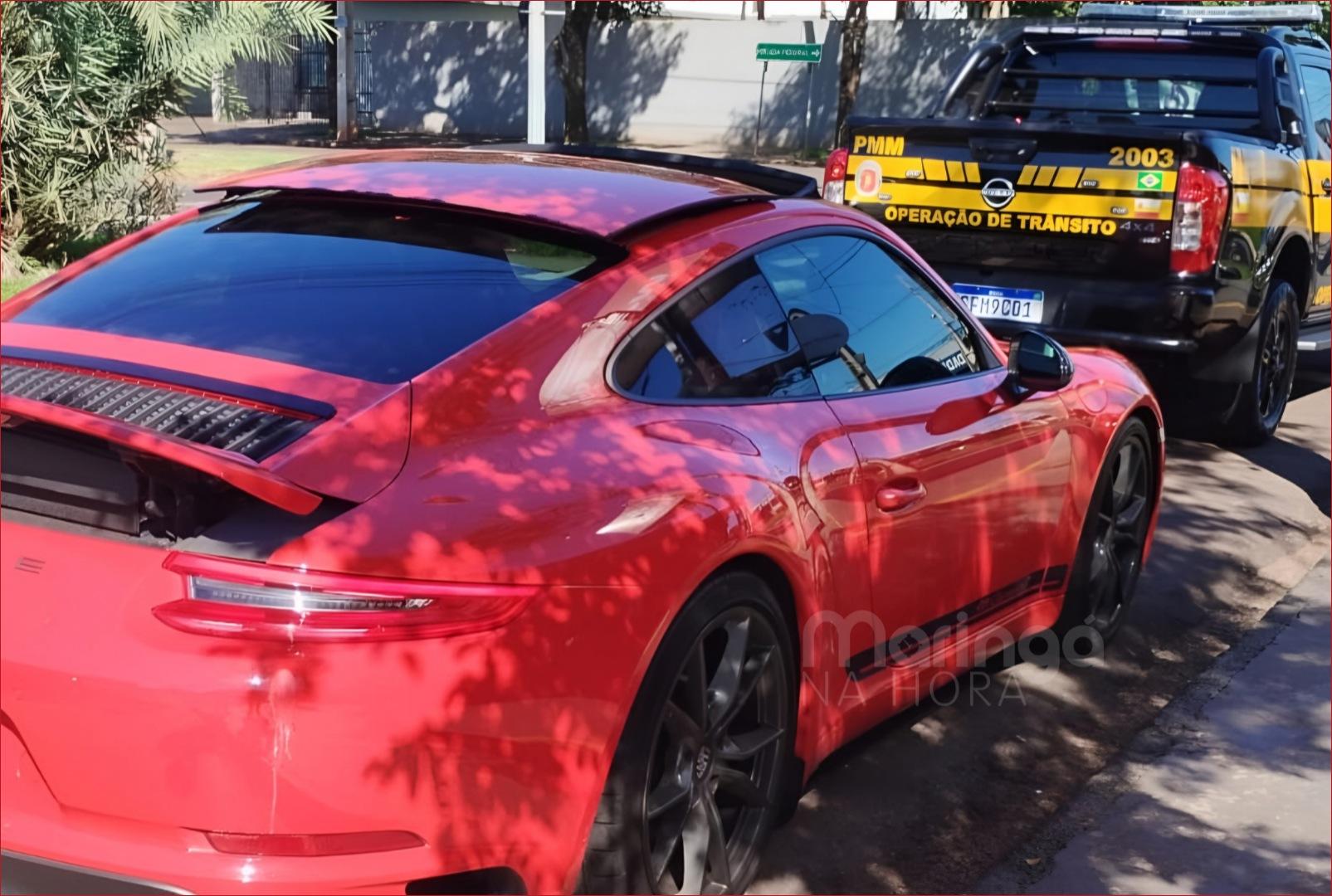 foto de Carro de luxo com mais de 90 multas é rebocado pela Semob em Maringá