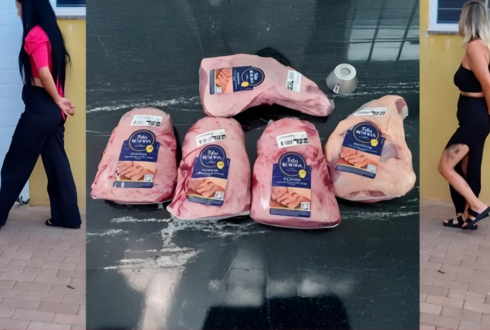 foto de Duas mulheres são presas por furto de peças de Picanha e Maminha em supermercado