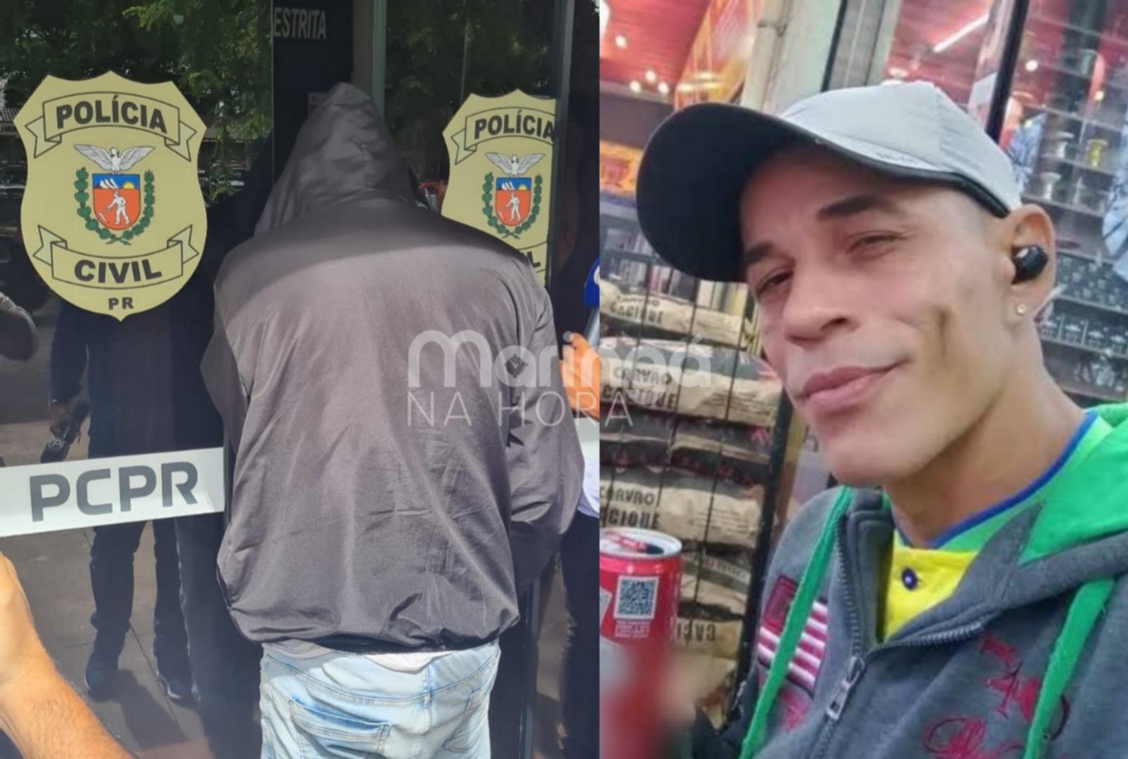 foto de Suspeito de matar homem com várias facadas em Maringá se apresenta na delegacia