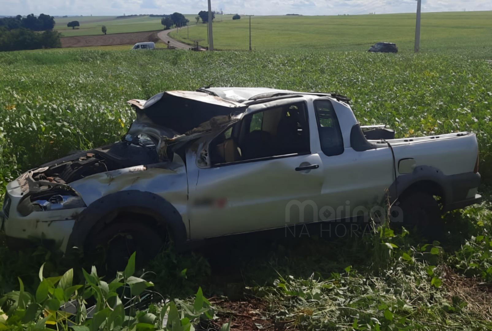 foto de Rapaz morre após capotar veículo na região de Maringá