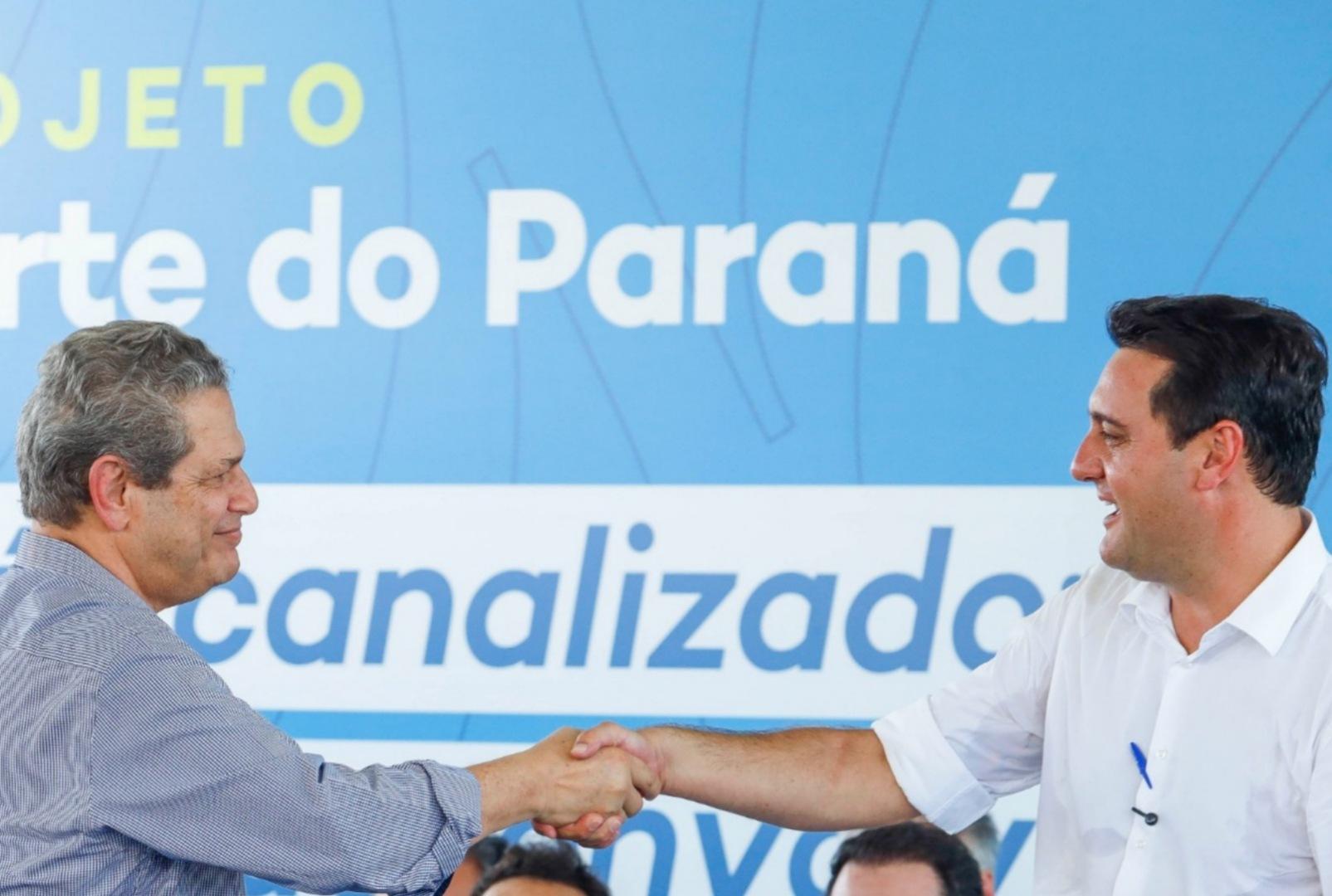foto de Em Maringá, governador anuncia pavimento rígido nas obras do Contorno Sul