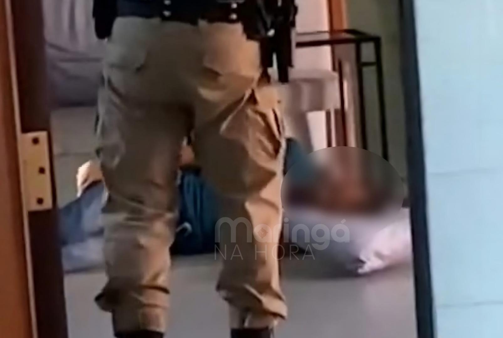 foto de Homem é preso em flagrante após invadir casa e dormir no local em Maringá