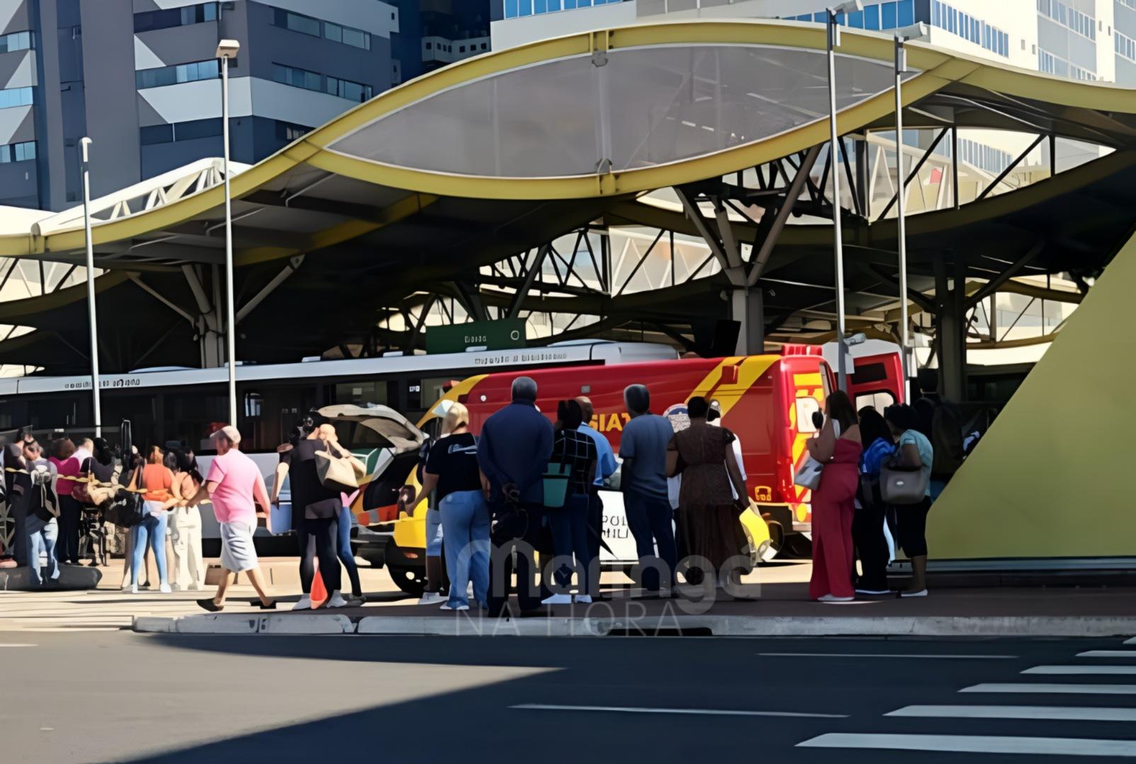 foto de Mulher morre no interior do Terminal Intermodal de Maringá