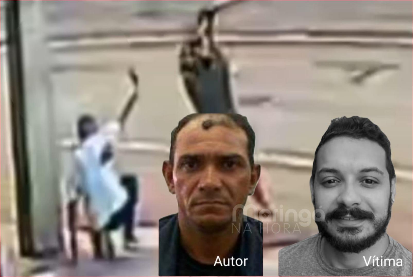 foto de Vídeo mostra momento em que homem é brutalmente morto com bastão de concreto