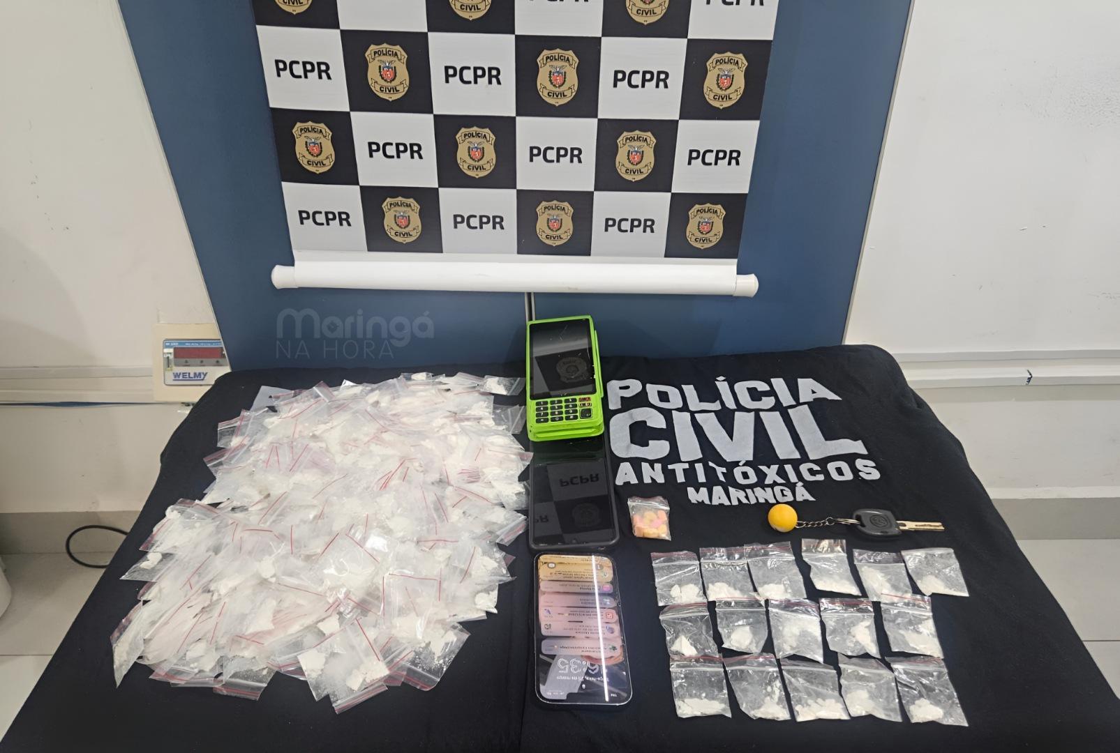 foto de Suspeito que utilizava sistema delivery para vender drogas é preso em Maringá