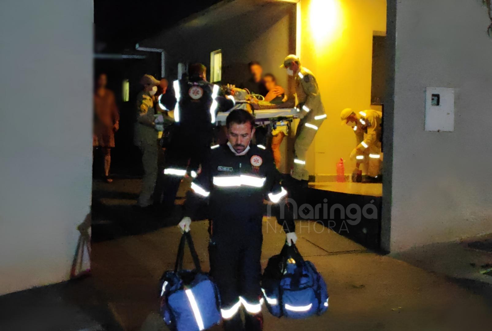 foto de Homem que teria levado choque elétrico durante a tarde, tem mal súbito de noite e é socorrido em estado gravíssimo em Maringá