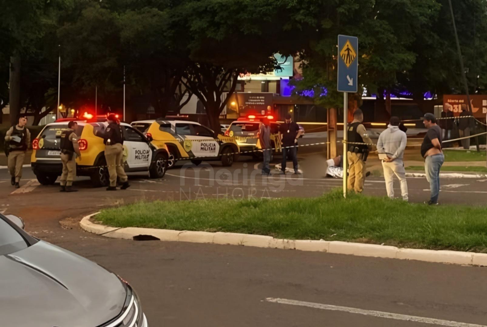 foto de Homem assassinado a tiros na saída de casa noturna em Maringá