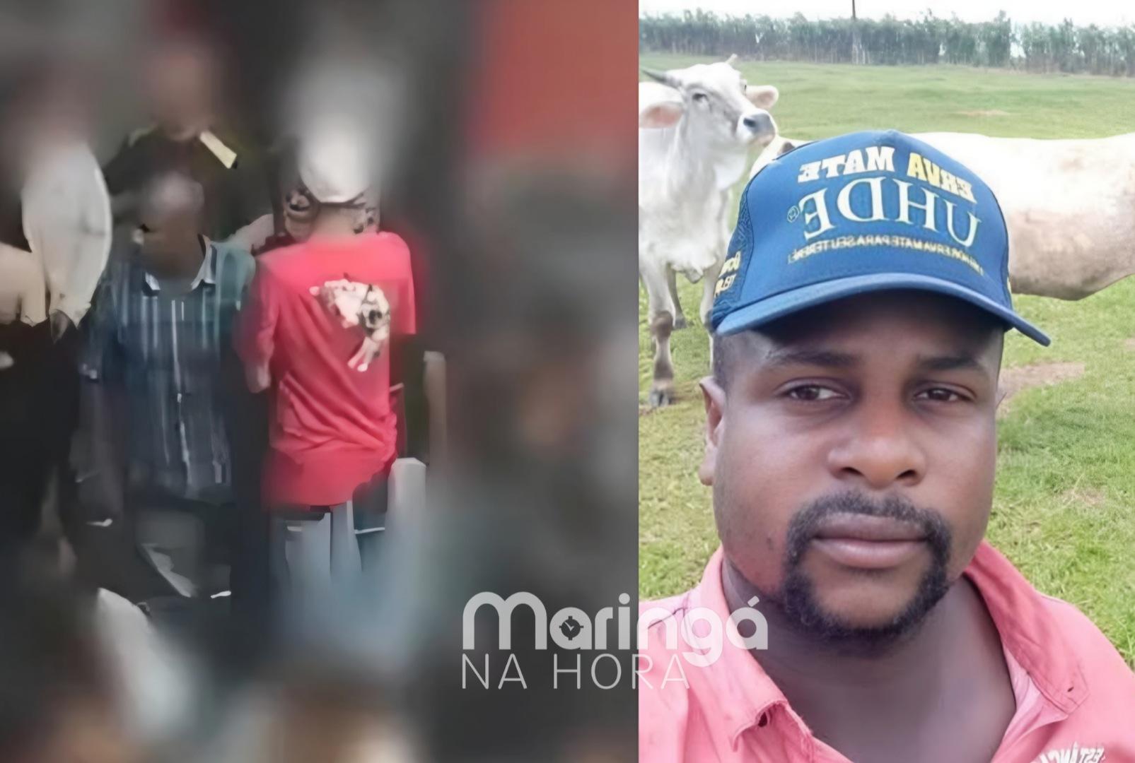 foto de Imagens revelam os últimos momentos de vida e a morte de homem durante confusão na porta de boate em Maringá