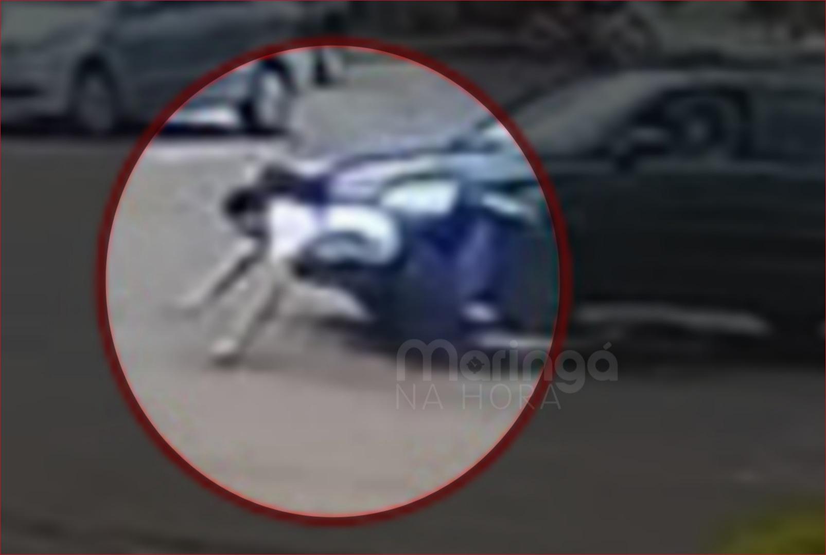 foto de Imagens mostram momento em que adolescente é atropelado por carro enquanto andava de bicicleta na região