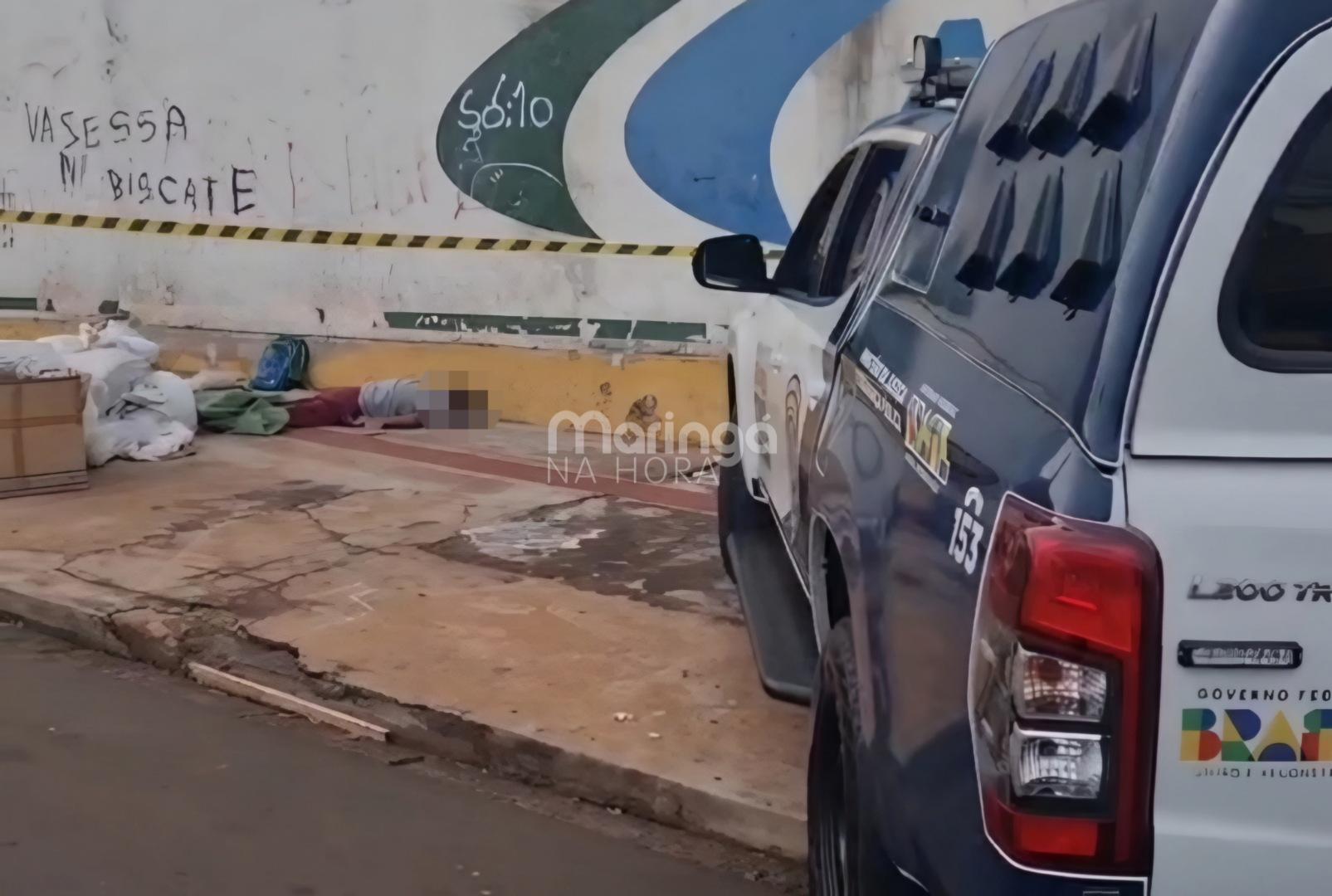 foto de Homem é encontrado morto em rua de Maringá