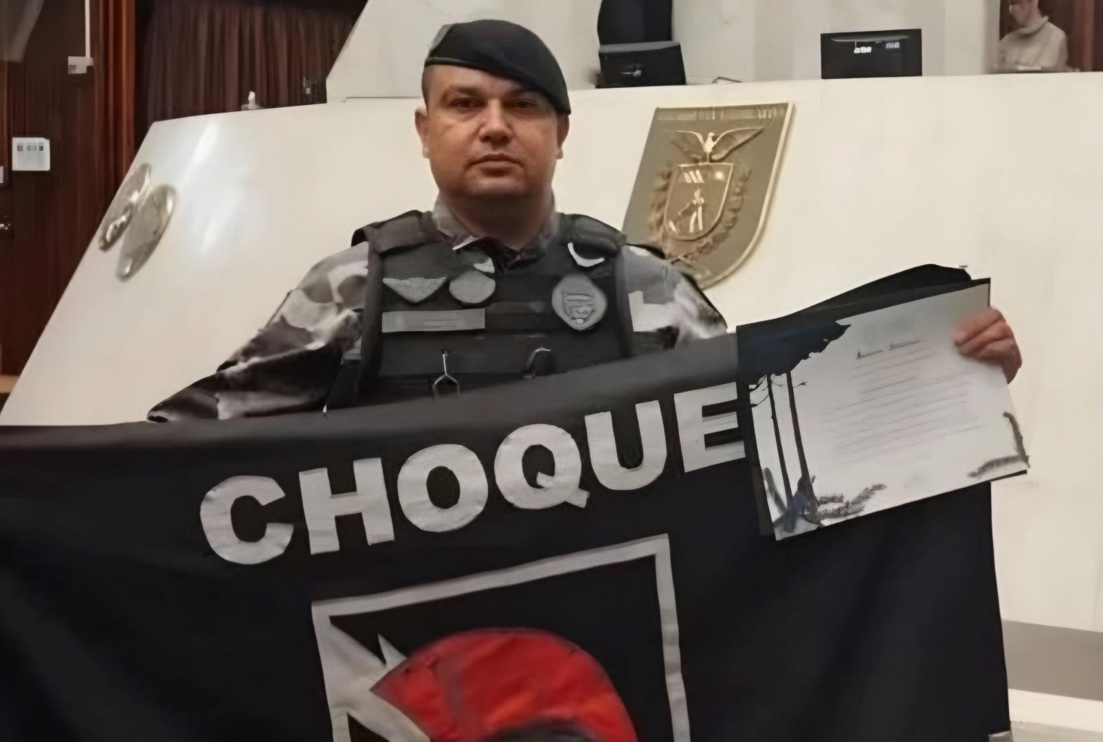 foto de Durante perseguição, PM morre em capotamento de viatura; VÍDEO