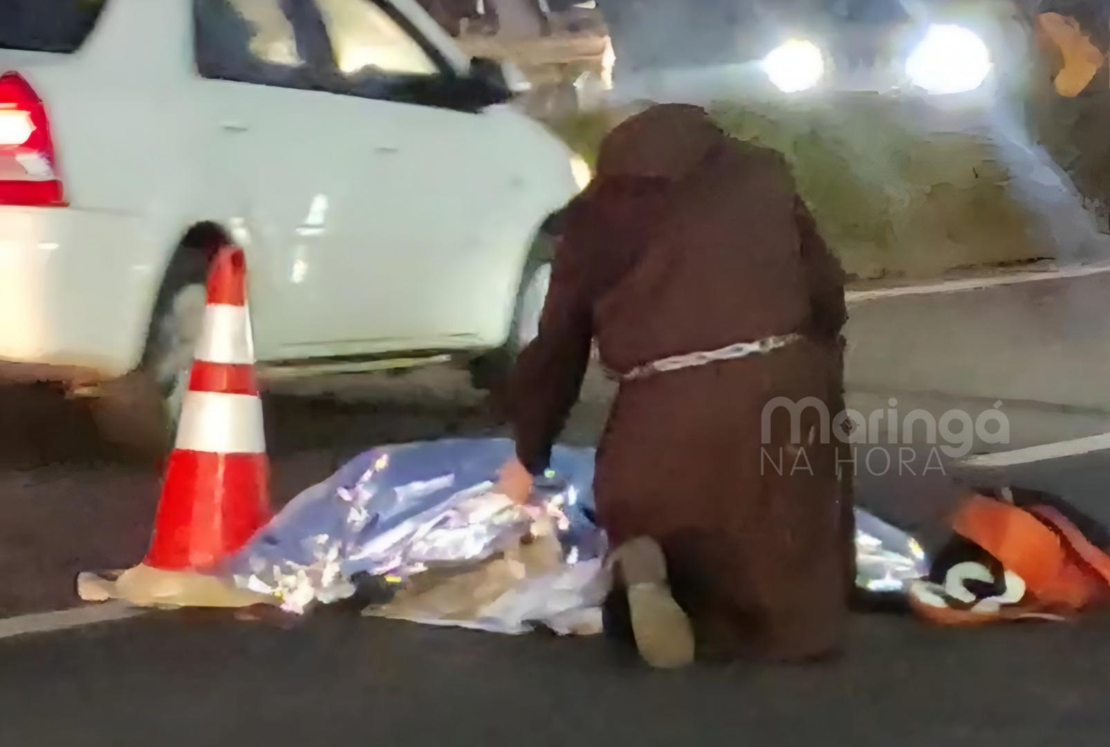 foto de Trágico acidente na BR-376 deixa motociclista morto