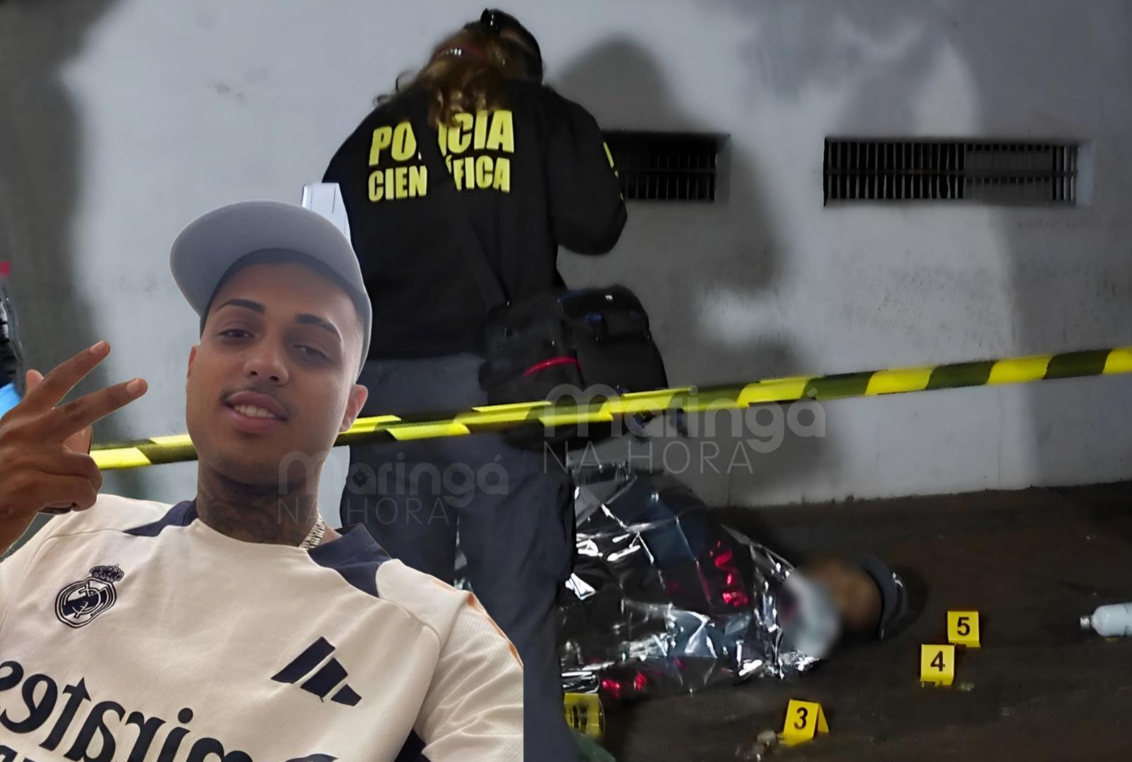 Execução em Maringá: jovem é morto a tiros na calçada de comércio