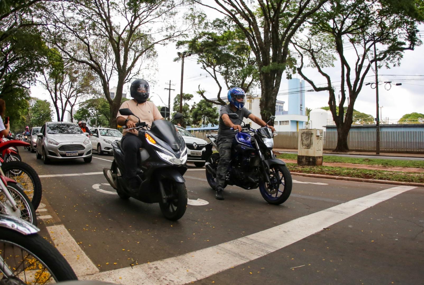 foto de Prefeitura implantará 30 novos bolsões para motos em cruzamentos da cidade