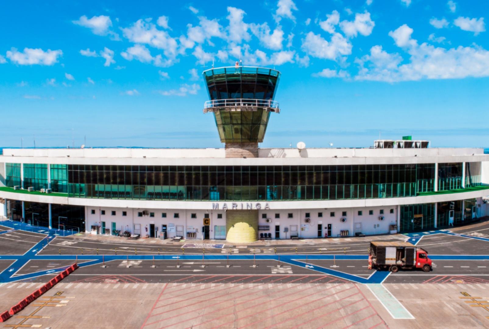 foto de Aeroporto de Maringá sai na frente com controle de fluxo eletrônico inédito no Paraná