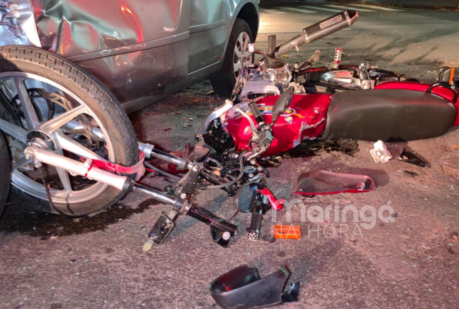 foto de Câmera flagra acidente grave que deixa adolescente em estado crítico em Maringá