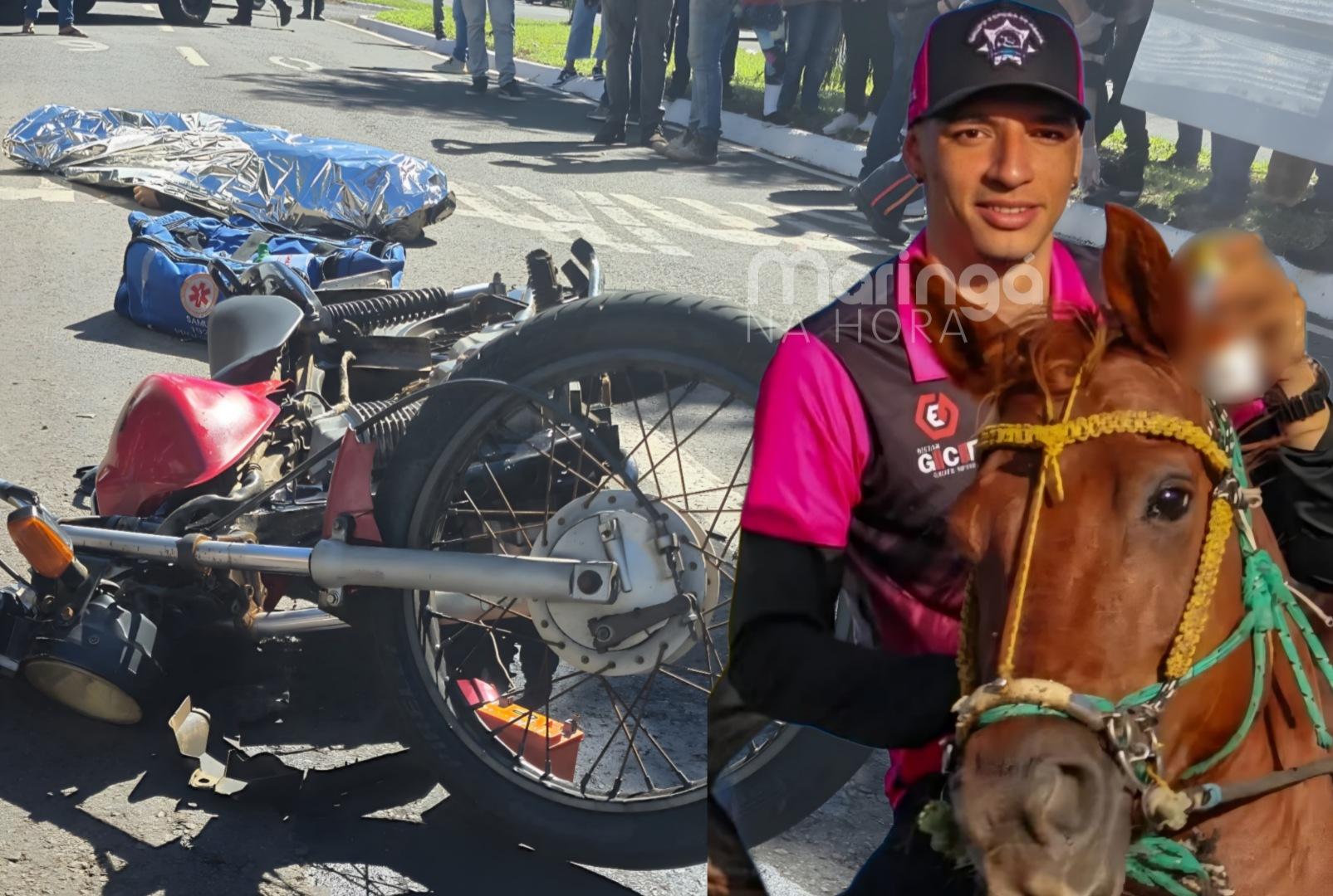 foto de Motociclista de 28 anos morre após colidir na traseira de caminhão em Maringá