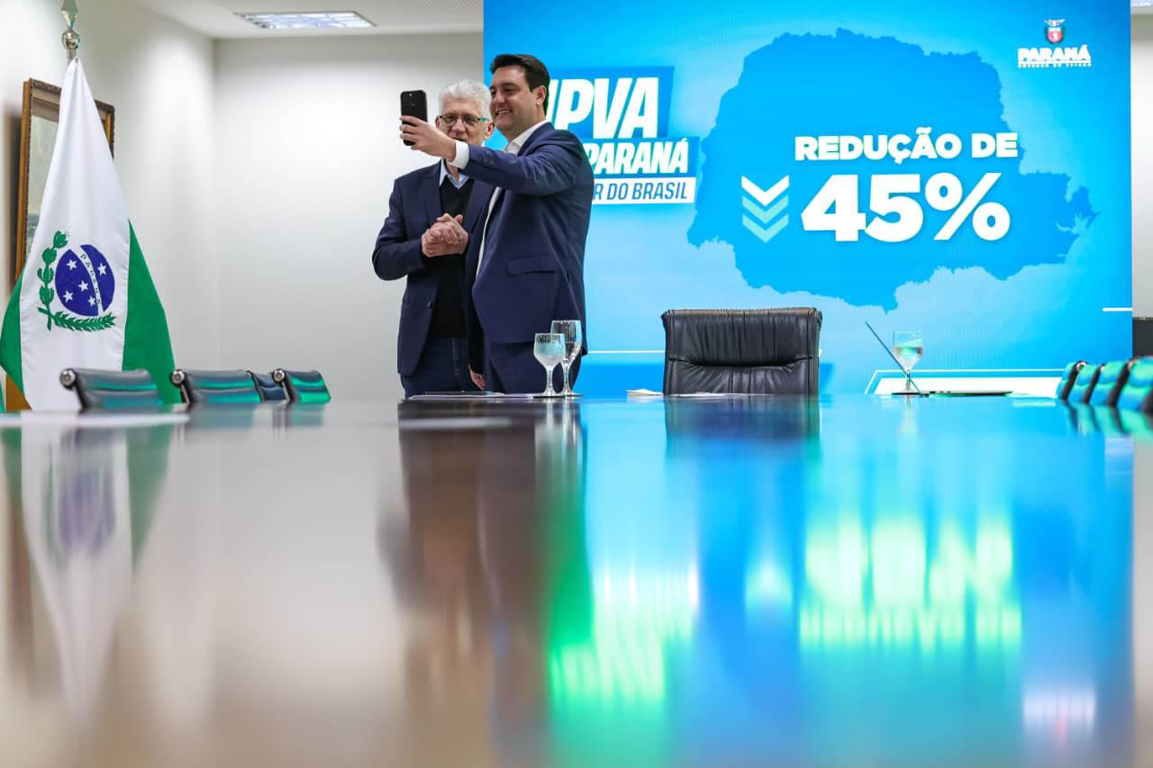 foto de Governo envia à Assembleia projeto de lei para tornar IPVA do Paraná o mais barato do Brasil