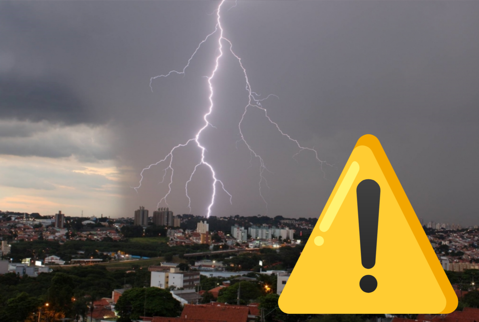 foto de Defesa Civil do Paraná divulga alerta de tempestades para esta sexta-feira, 9, em Maringá e região