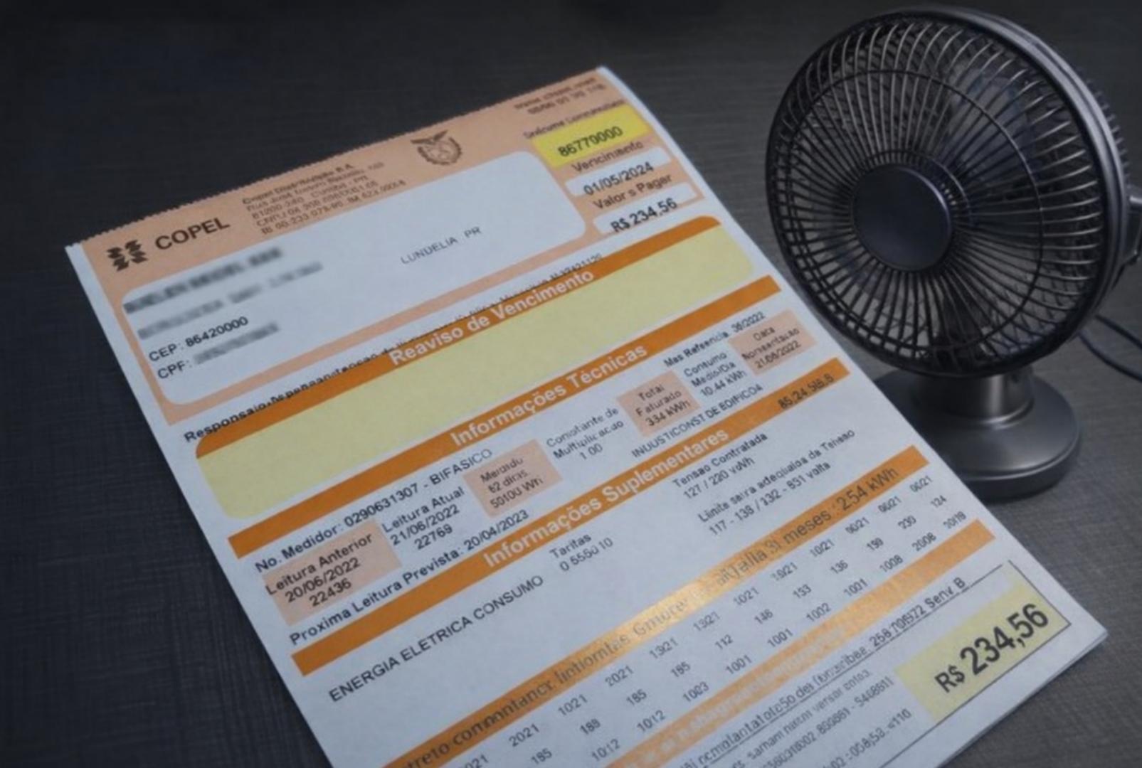 foto de Conta de luz, ventilador ligado e sono ruim: o impacto do calor no bolso e na casa das famílias no Paraná