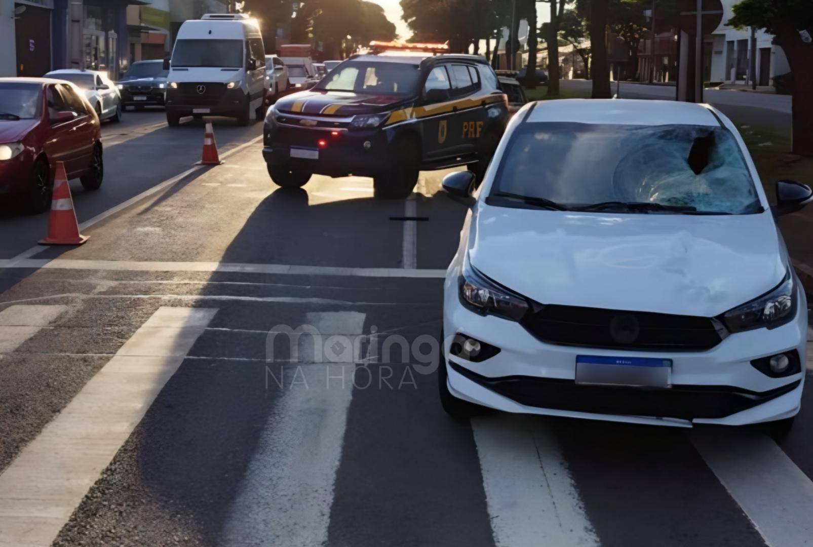 foto de Condutor com CNH suspensa e embriagado atropela pedestre em Maringá