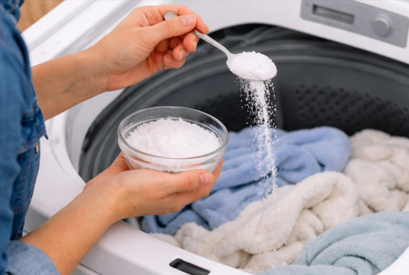 foto de Sal grosso na lavagem: entenda por que tanta gente recomenda