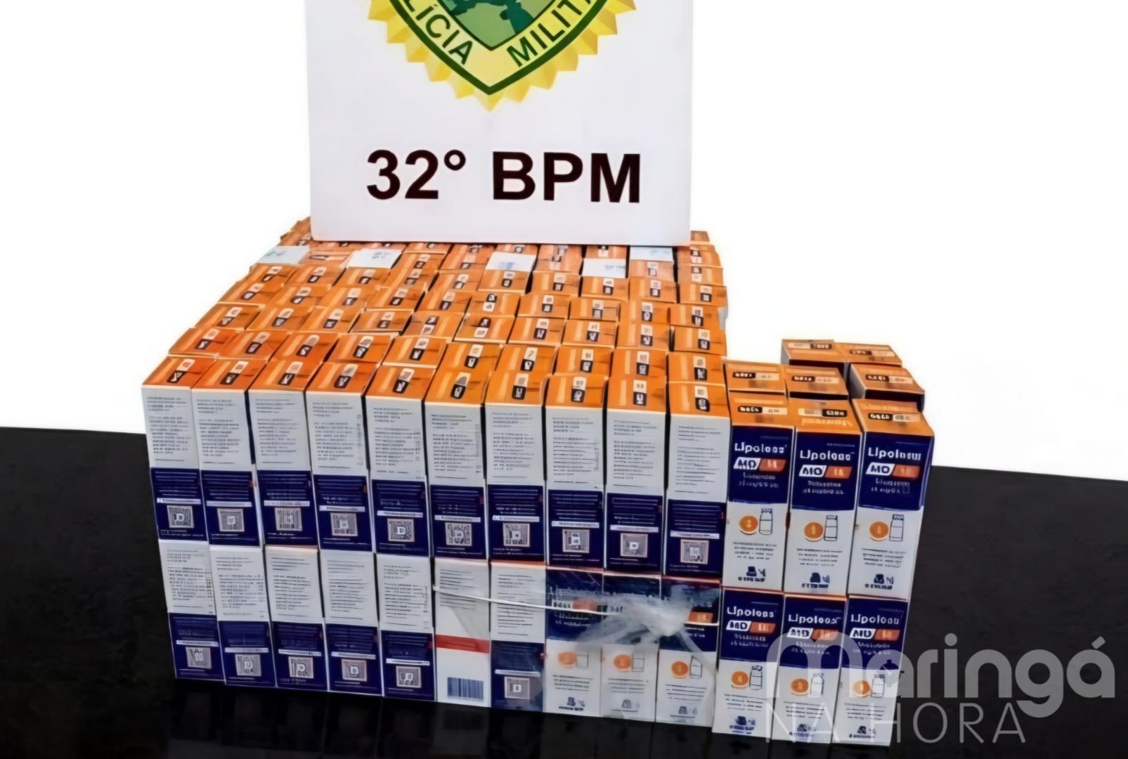 foto de Tentou correr, mas largou a dieta: 32º BPM apreende 217 frascos de tirzepatina na região de Maringá