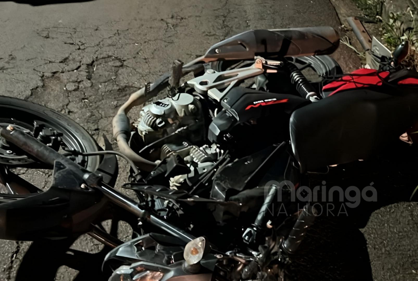 foto de Estado gravíssimo: jovem é entubado após acidente violento durante a noite em Maringá