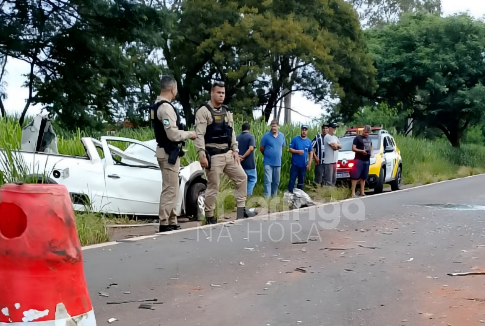 foto de Manhã de tragédia: casal perde a vida em grave acidente na PR-317