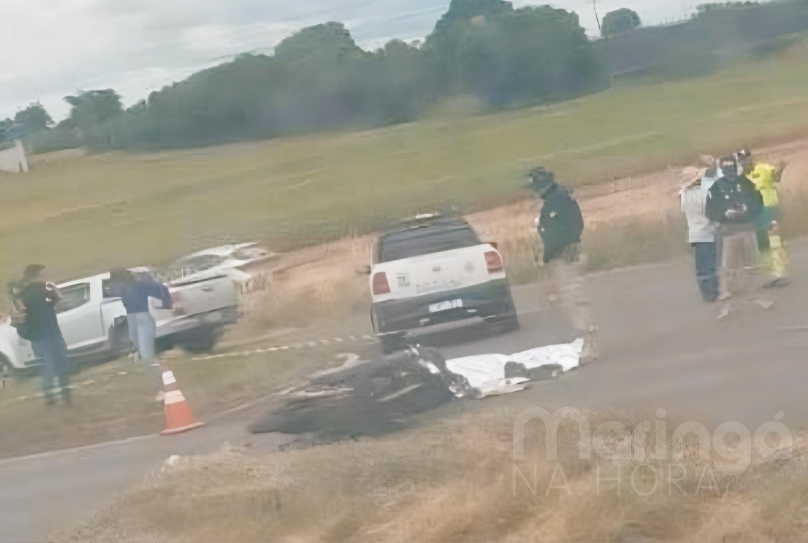foto de Colisão na BR-376 termina com morte de motociclista na região de Maringá