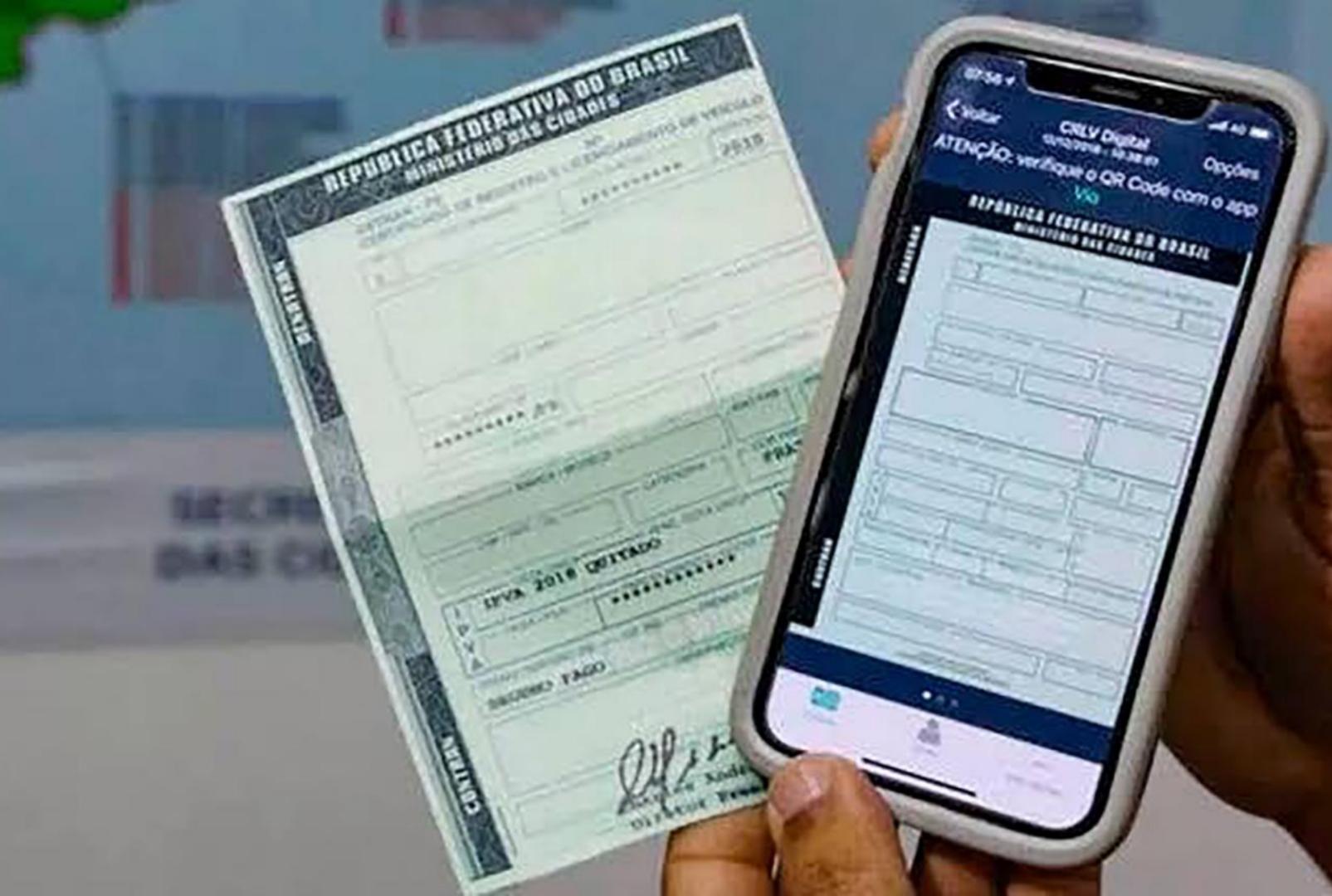 CRLV digital exige atenção: falha no aplicativo pode gerar multa para motoristas