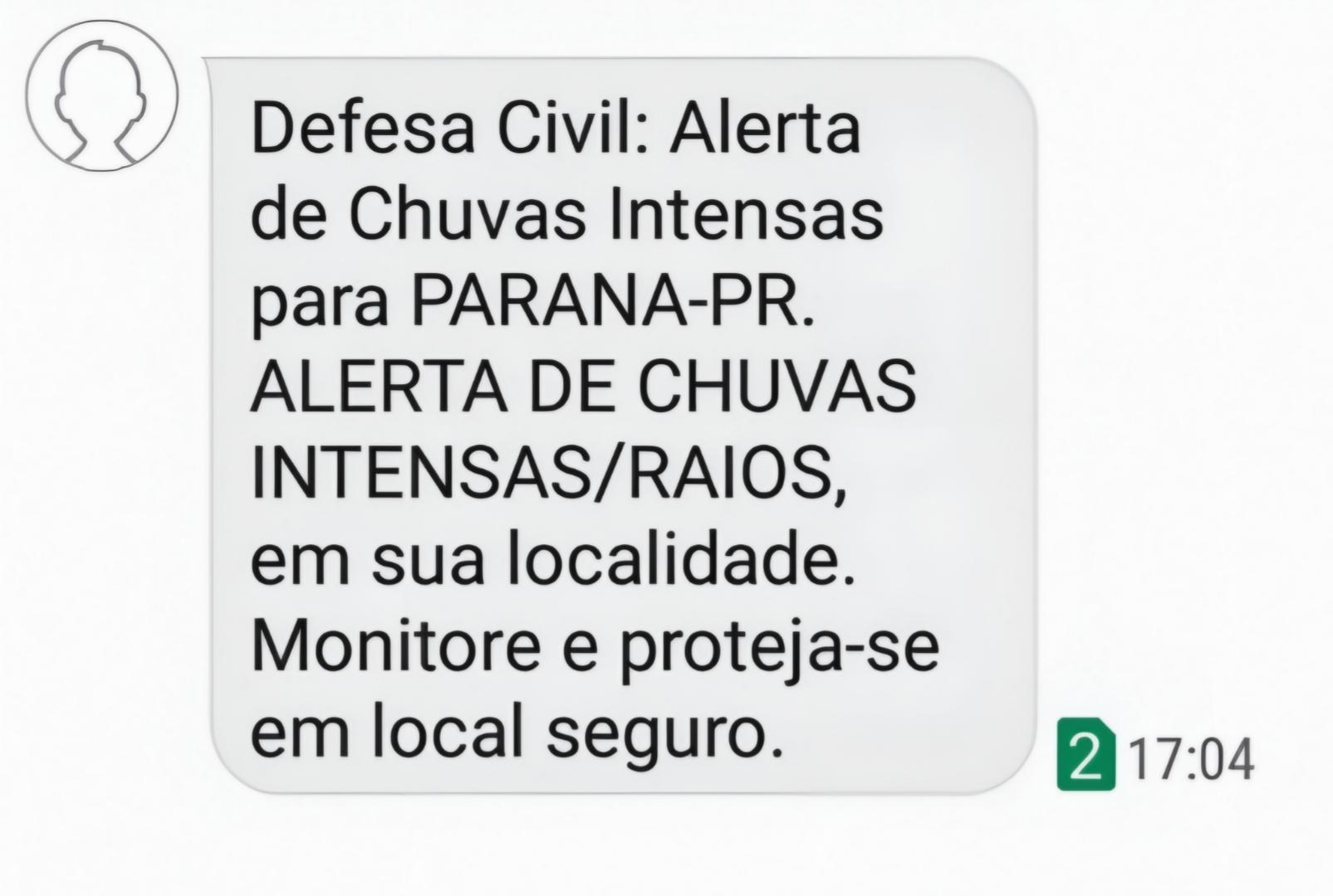 foto de Veja como se cadastrar e receber alertas gratuitos de chuva, temporal e granizo no celular