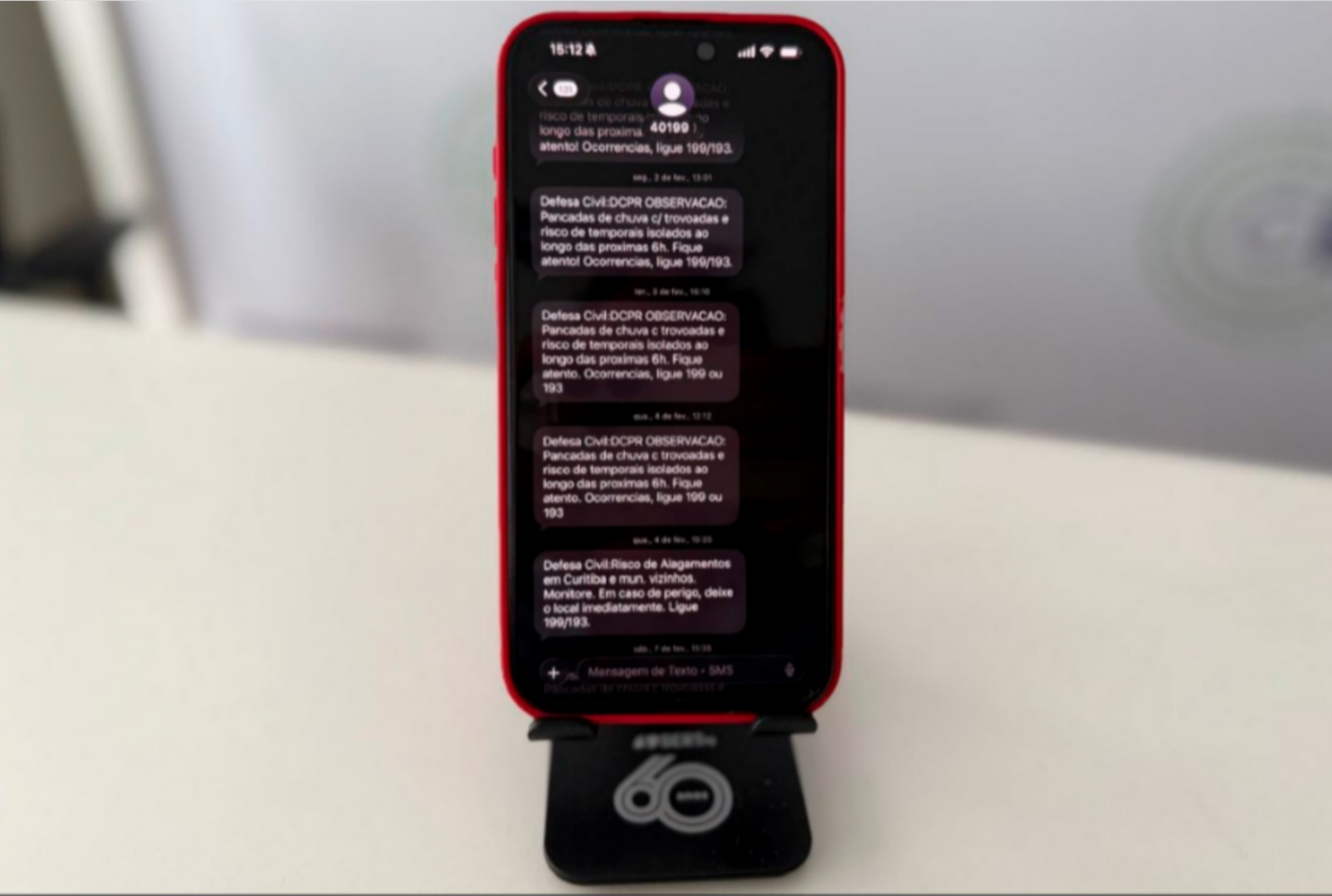foto de SMS e WhatsApp: veja como se cadastrar para receber os alertas da Defesa Civil Estadual
