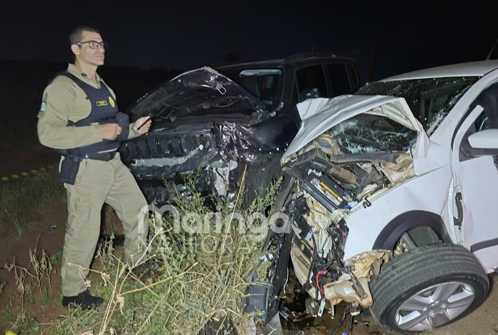foto de Colisão frontal termina em morte na noite deste domingo em Marialva
