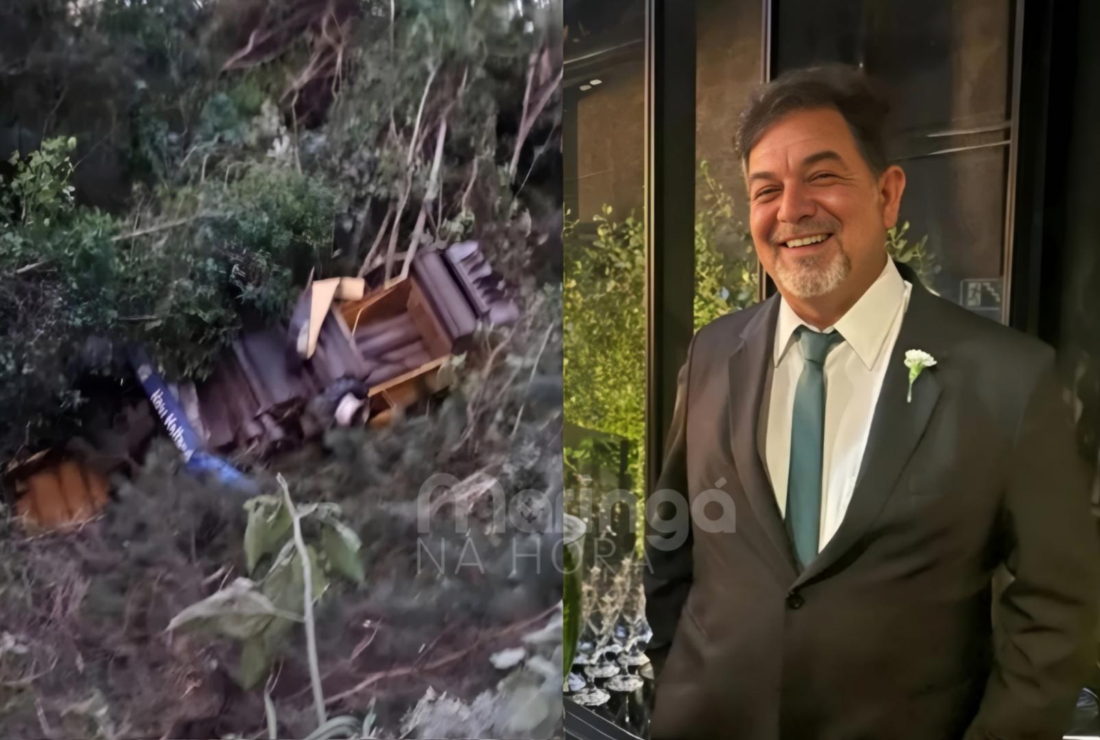 foto de Homem que ajudava o irmão em colheita morre após máquina despencar em ribanceira