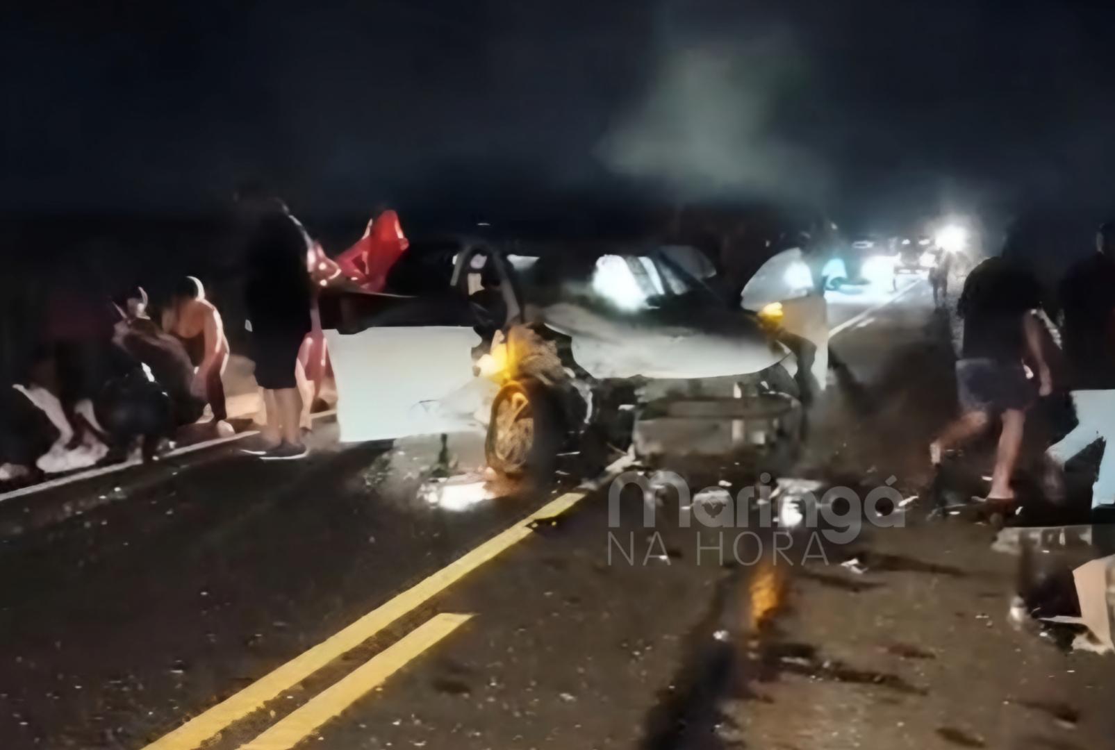 Grave acidente em rodovia envolvendo dois veículos deixa um morto e vários feridos no norte do Paraná