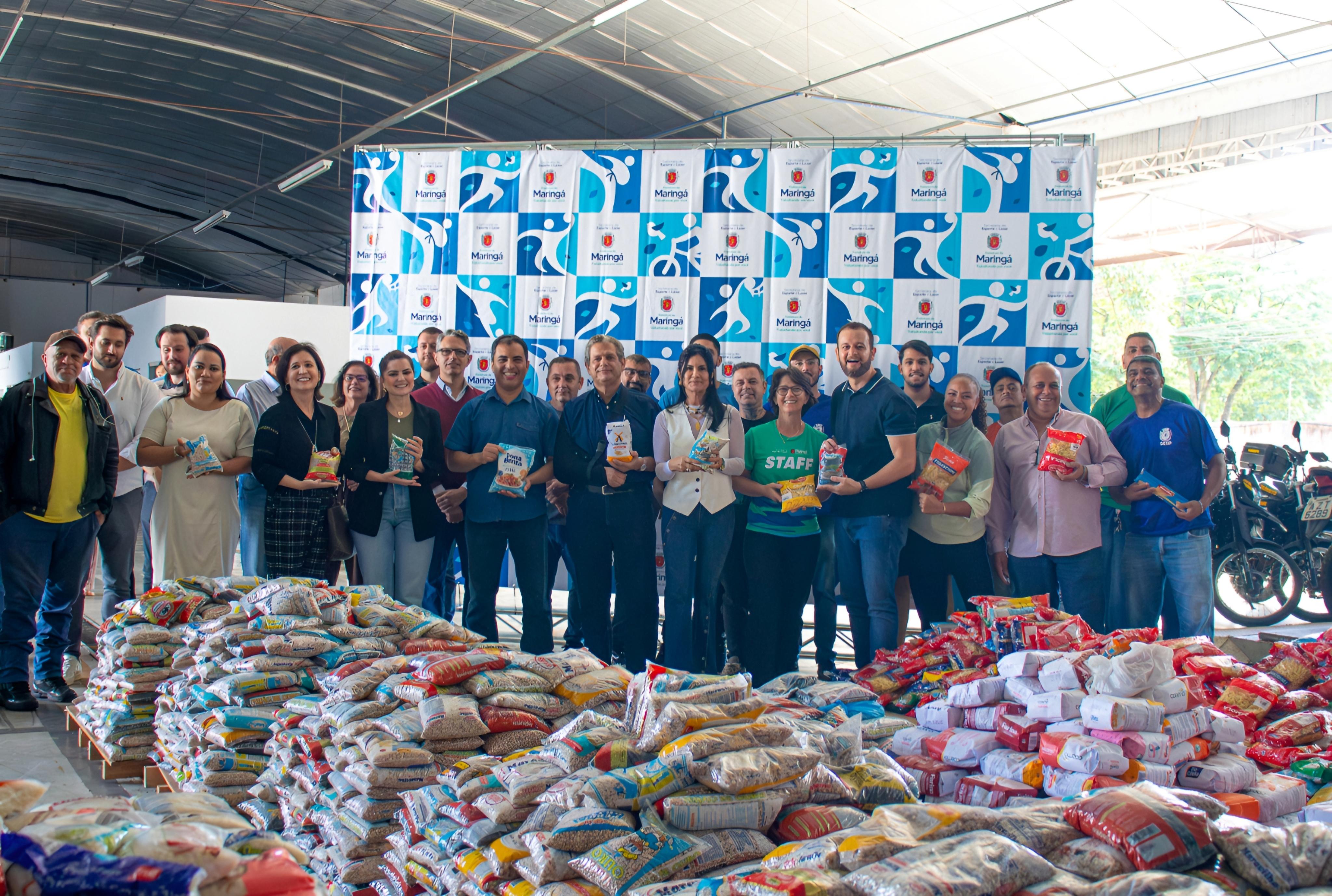 foto de Pra Somar recebe mais de 9,3 toneladas de alimentos arrecadadas na 49ª Prova Rústica Tiradentes