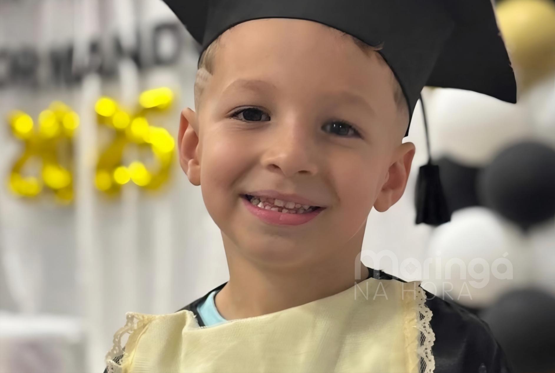 foto de Menino de 6 anos morre e comove Maringá e região