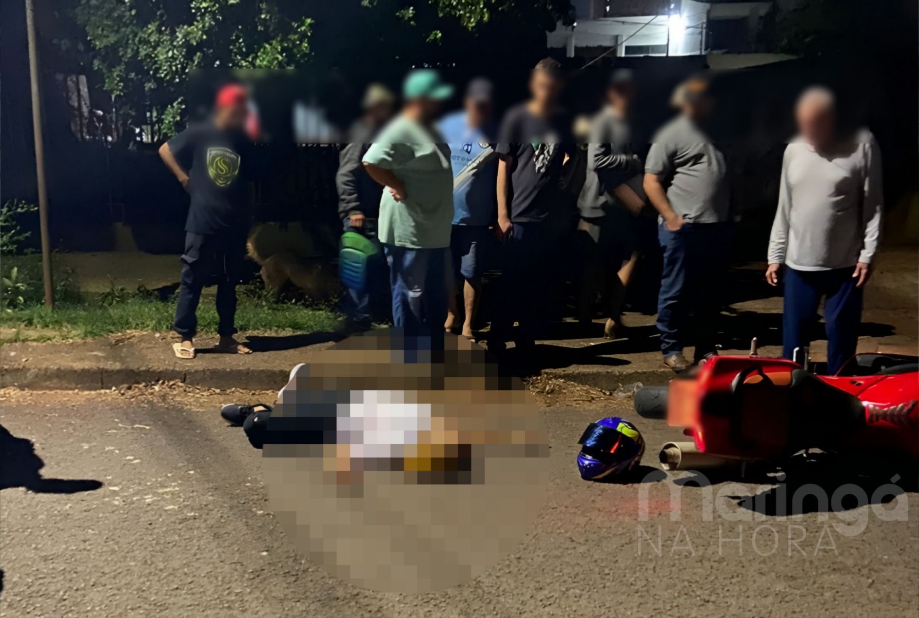 Rapaz em moto de alta cilindrada é surpreendido e morto com tiros nas costas em Maringá