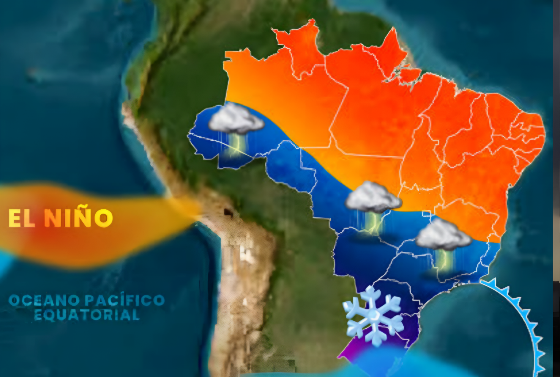 Paraná terá mais chuvas neste inverno por causa do El Niño? Entenda o que pode acontecer