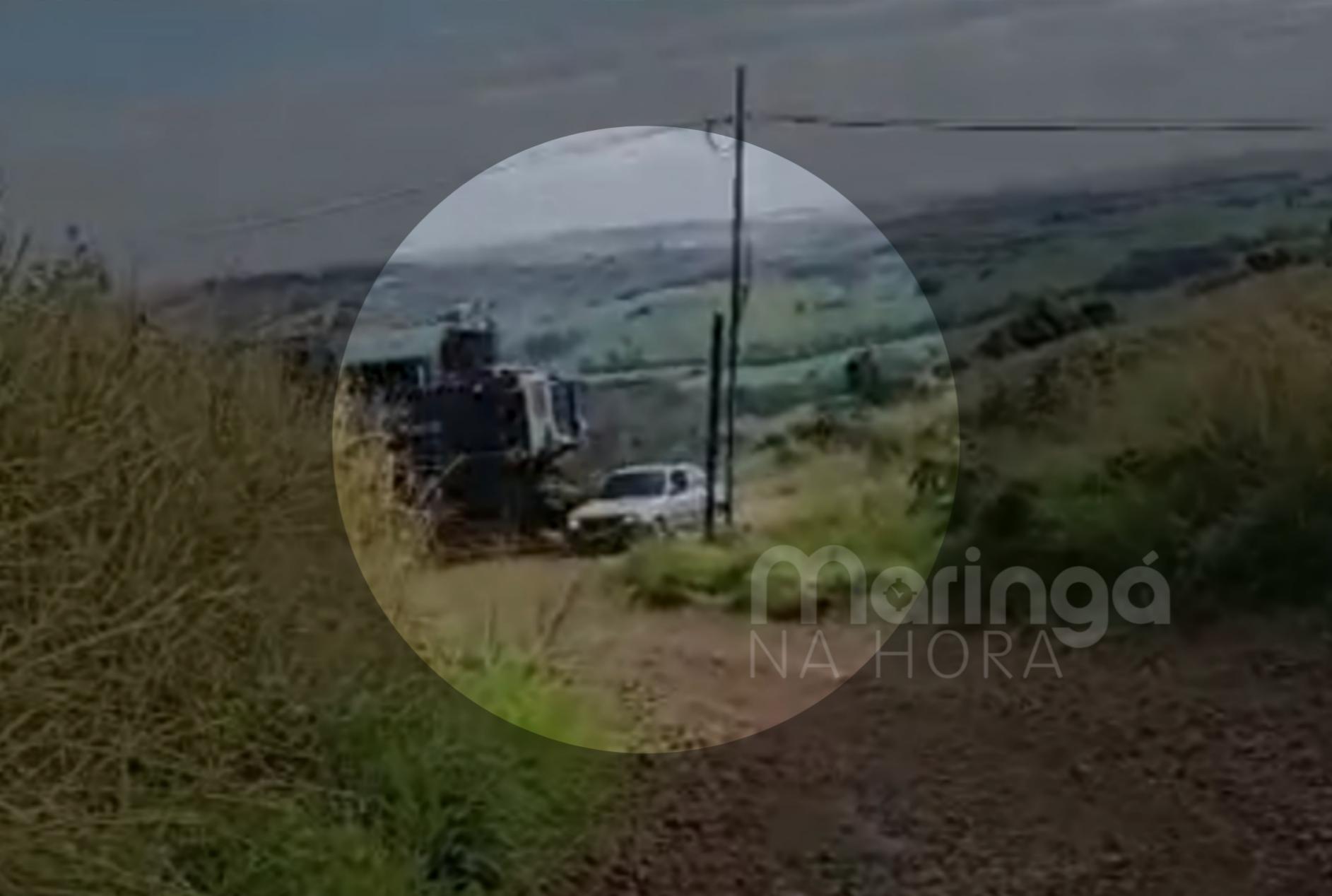 Carro é arrastado por trem e motorista morre no Norte do Paraná